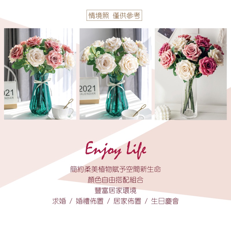 NDAR情境照僅供參考2021ALENDAREnjoy Life簡約柔美植物賦予空間新生命顏色自由搭配組合豐富居家環境求婚/婚禮佈置/居家佈置/生日慶會